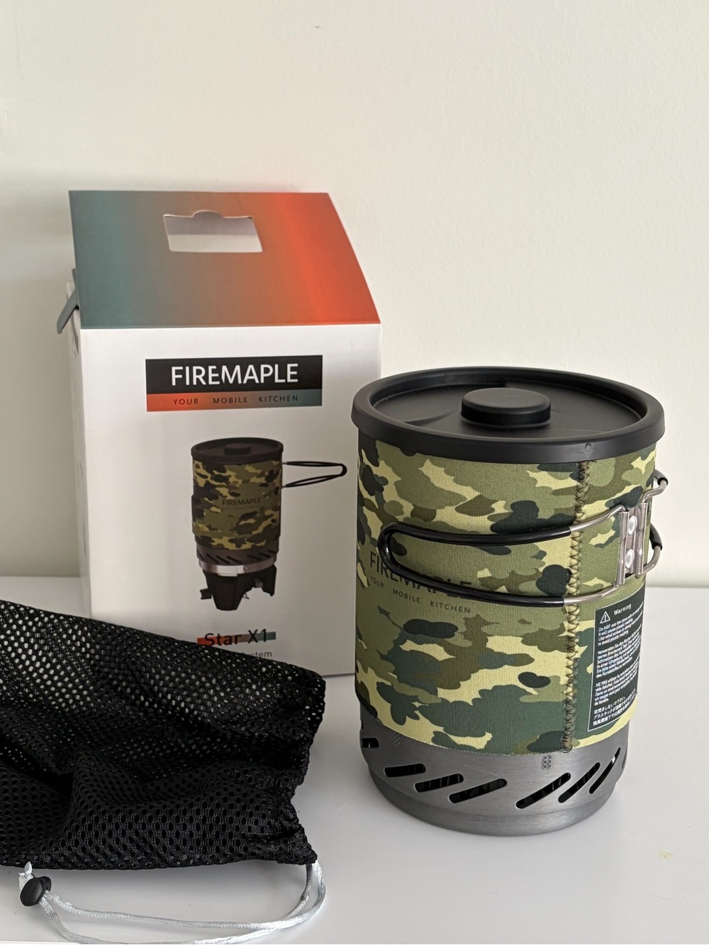 Fire-Maple Fixed Star 1 Backpacking and Camping Stove System - Camouflage